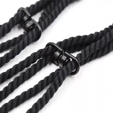 2344DL      Black Rope Hogtie Cuffs - MEGA Deal MEGA Deal   , Sub-Shop.com Bondage and Fetish Superstore