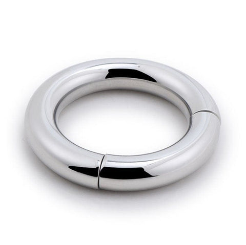 0644M      Babe Magnet Stainless Steel Magnetic Ball Stretcher Ring, Medium Cock Ring   , Sub-Shop.com Bondage and Fetish Superstore