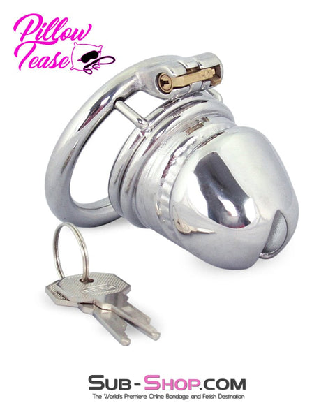 0642M      Penis Head High Security Steel Cock Cage Chastity Chastity   , Sub-Shop.com Bondage and Fetish Superstore