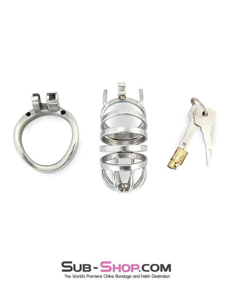 0900RS      Mini Manhood Tease and Torment High Security Steel Locking Male Chastity Device Chastity   , Sub-Shop.com Bondage and Fetish Superstore