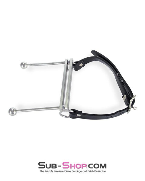 1323M      Tongue Flail Stainless Steel Locking Open Mouth Tongue Trap Gag - MEGA Deal MEGA Deal   , Sub-Shop.com Bondage and Fetish Superstore