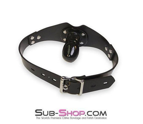 1416A      Rubberized Locking Rubber Penis Panel Gag Gags   , Sub-Shop.com Bondage and Fetish Superstore