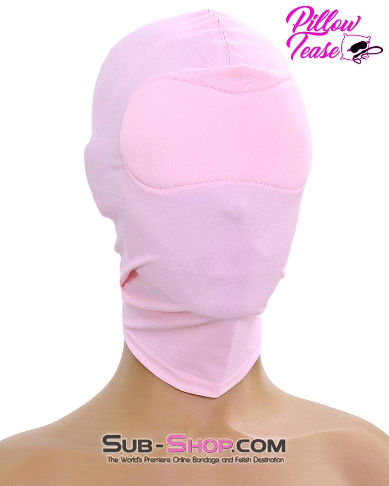 Pink Spandex Bondage Hood with Blindfold BDSM Bondage Gear SubShop– Sub-Shop Bondage and Fetish Superstore pic