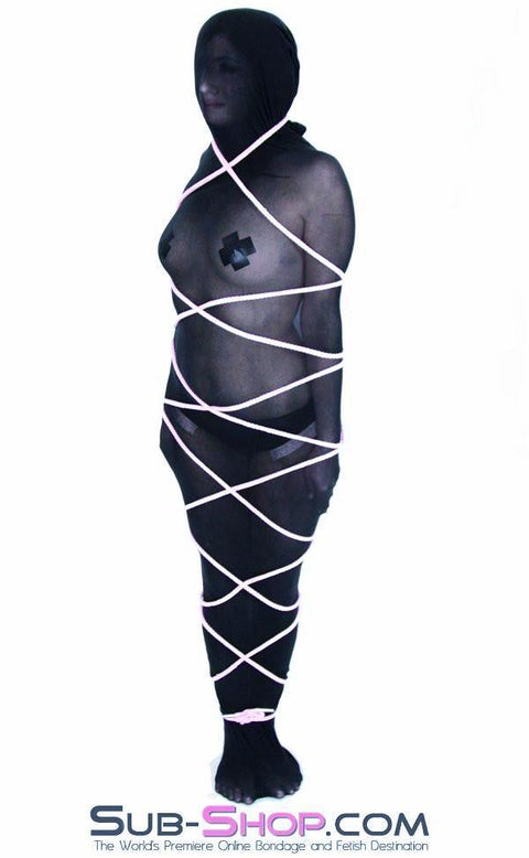 1490DL      Black Sheer Encasement Silk Stocking Full Body Sack Body Sack   , Sub-Shop.com Bondage and Fetish Superstore