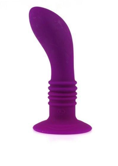 1538M      10 Function Vibrating Silicone P-Spot or G-Spot Dildo with Suction Cup Base Anal Toys   , Sub-Shop.com Bondage and Fetish Superstore
