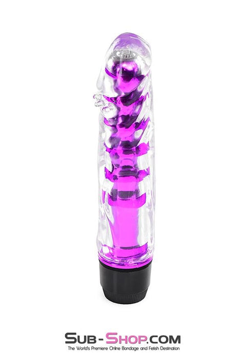 1602M      Purple Jelly Vibrator Vibrators   , Sub-Shop.com Bondage and Fetish Superstore