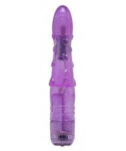 1688P      Waterproof Purple Glitz Jelly Vibrator - LAST CHANCE - Final Closeout! MEGA Deal   , Sub-Shop.com Bondage and Fetish Superstore