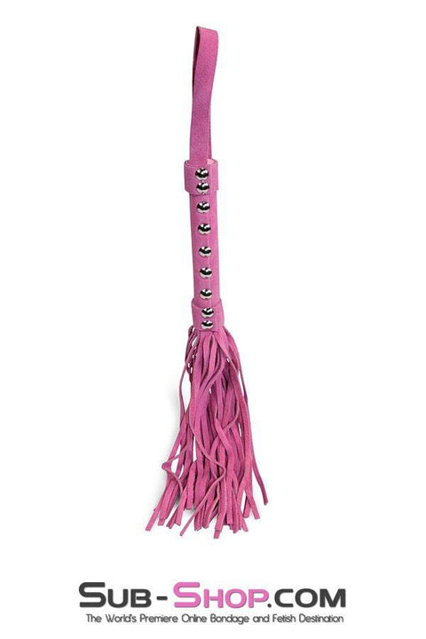 1787DL      Pinky 15” Suede Flogger - LAST CHANCE - Final Closeout! Black Friday Blowout   , Sub-Shop.com Bondage and Fetish Superstore