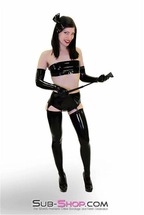 2976D    Black Latex Fitted Stockings Latex Stockings   , Sub-Shop.com Bondage and Fetish Superstore