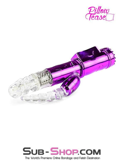 2207M      Soft Vibrator with Rotating Beads and Vibrating Anal Tail - LAST CHANCE - Final Closeout! MEGA Deal   , Sub-Shop.com Bondage and Fetish Superstore
