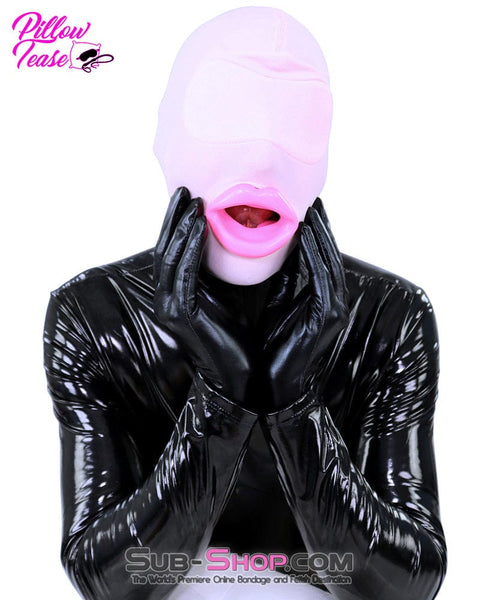 2420DL-SIS      Pinky Rubber Sex Doll Lips Open Sissy Mouth Gag Sissy   , Sub-Shop.com Bondage and Fetish Superstore