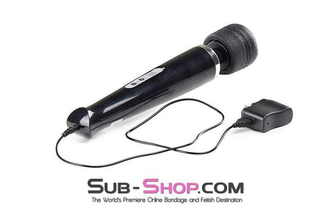 3311M      Rechargeable 10 Speed Black Wand Massager-Black - SPECIAL OFFER! CHECKOUT SPECIAL OFFER   , Sub-Shop.com Bondage and Fetish Superstore