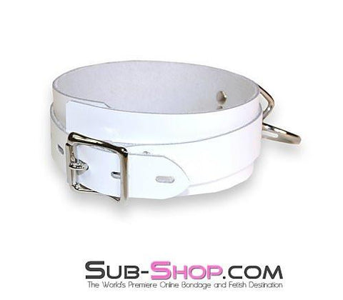 3667A      Pure Submission Locking Leather Collar Collar   , Sub-Shop.com Bondage and Fetish Superstore