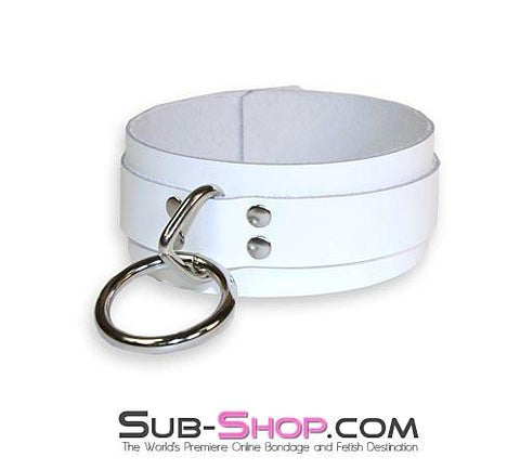 3667A      Pure Submission Locking Leather Collar Collar   , Sub-Shop.com Bondage and Fetish Superstore