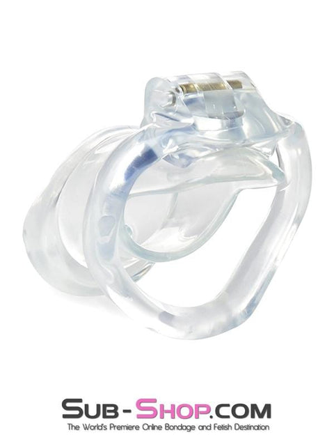 0397AE      Exposed in Chastity High Security Keyed Tumbler Locking Male Chastity with 4 Base Cock Ring Sizes - MEGA Deal Black Friday Blowout   , Sub-Shop.com Bondage and Fetish Superstore