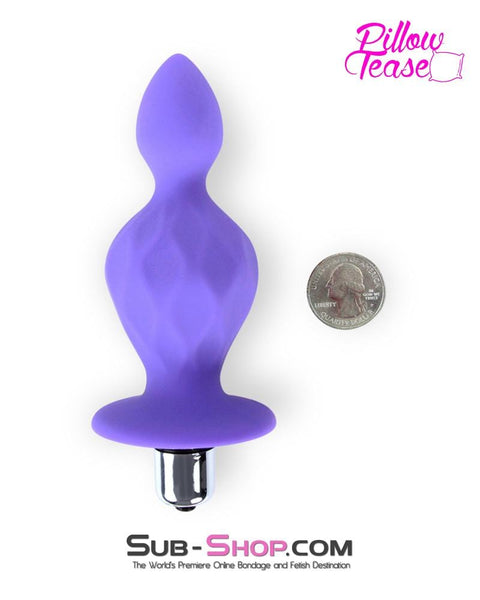 0410E      Purple Genie Bottle Large Vibrating Butt Plug - LAST CHANCE - Final Closeout! MEGA Deal   , Sub-Shop.com Bondage and Fetish Superstore