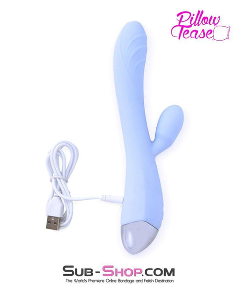 0420E      Rechargeable 10 Function Luxury Waterproof Vibe with Clit Stimulator - LAST CHANCE - Final Closeout! MEGA Deal   , Sub-Shop.com Bondage and Fetish Superstore