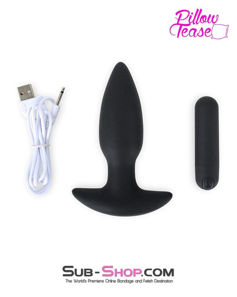 0421E      10 Function Waterproof Silicone Rechargeable Anal Plug Butt Plug   , Sub-Shop.com Bondage and Fetish Superstore