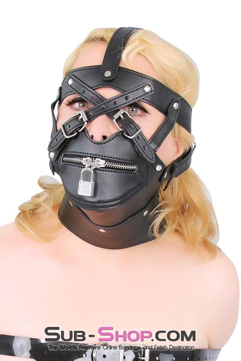 4458BD      Severe Restriction Mask & Posture Trainer Gags   , Sub-Shop.com Bondage and Fetish Superstore