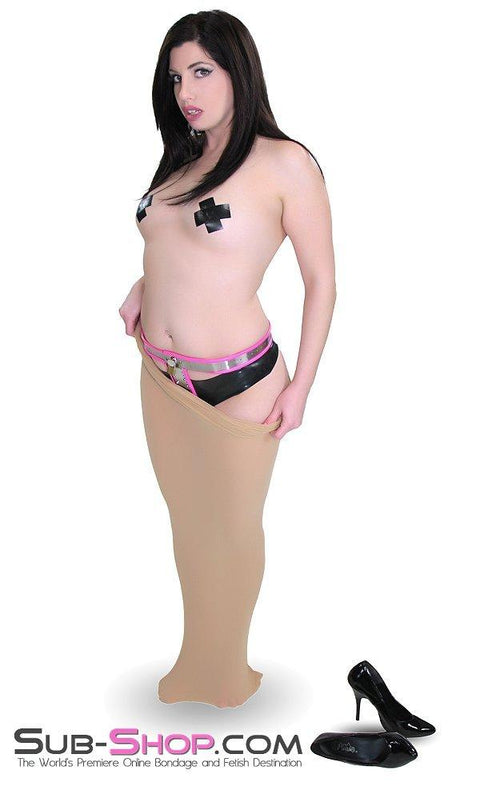 4743M      Sheer Encasement Nude Body Sack - MEGA Deal Black Friday Blowout   , Sub-Shop.com Bondage and Fetish Superstore