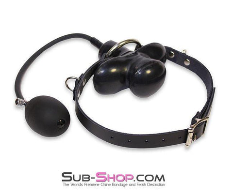 1494A      Butterfly or Penis Bulb Gag Strap Gags   , Sub-Shop.com Bondage and Fetish Superstore