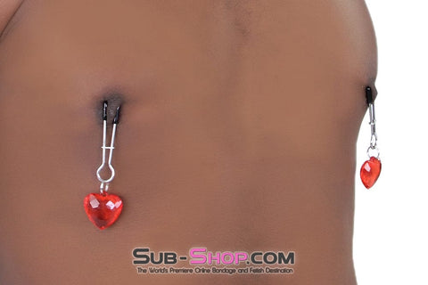 0518MQ      Heart's Desire Tweezer Nipple Clamps Nipple Clamp   , Sub-Shop.com Bondage and Fetish Superstore