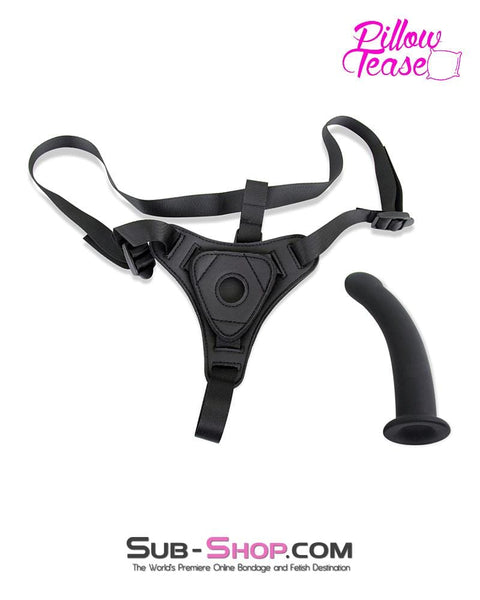 6171M-SIS      Sissy Tart Pegger Strap On Silicone Dildo and Soft Harness Set Sissy   , Sub-Shop.com Bondage and Fetish Superstore