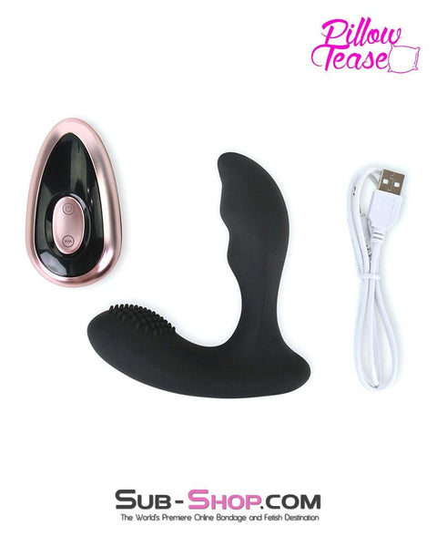 0651E      Rechargeable Waterproof Silicone Perineum and Prostate Anal Vibrator Anal Toys   , Sub-Shop.com Bondage and Fetish Superstore