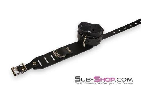 0701A      Deluxe Locking Leather Wrist Cuffs - MEGA Deal MEGA Deal   , Sub-Shop.com Bondage and Fetish Superstore