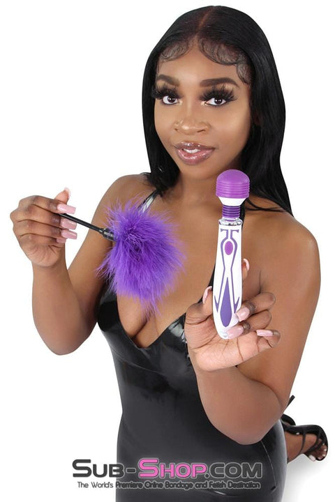7898M      Royally Teased Purple Lovers Feather Tickler toys   , Sub-Shop.com Bondage and Fetish Superstore