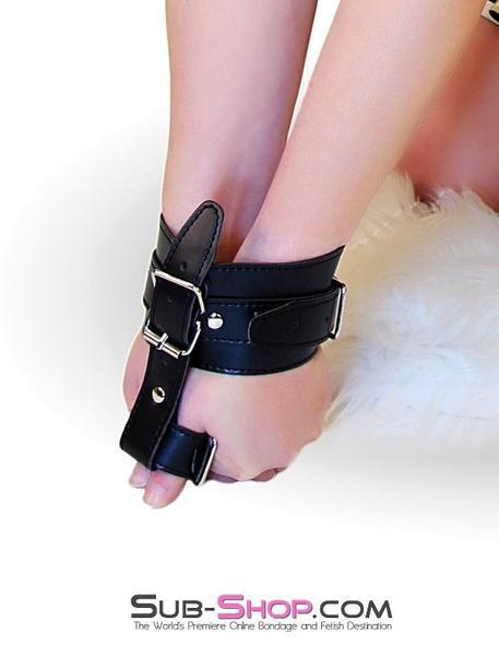 0721MH      Wrist Cuff with Thumb Strap - MEGA Deal Black Friday Blowout   , Sub-Shop.com Bondage and Fetish Superstore
