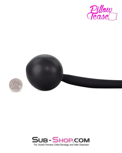 7344M      Vibro Ball Inflatable Silicone Plug with Removeable Hose Pump Butt Plug   , Sub-Shop.com Bondage and Fetish Superstore