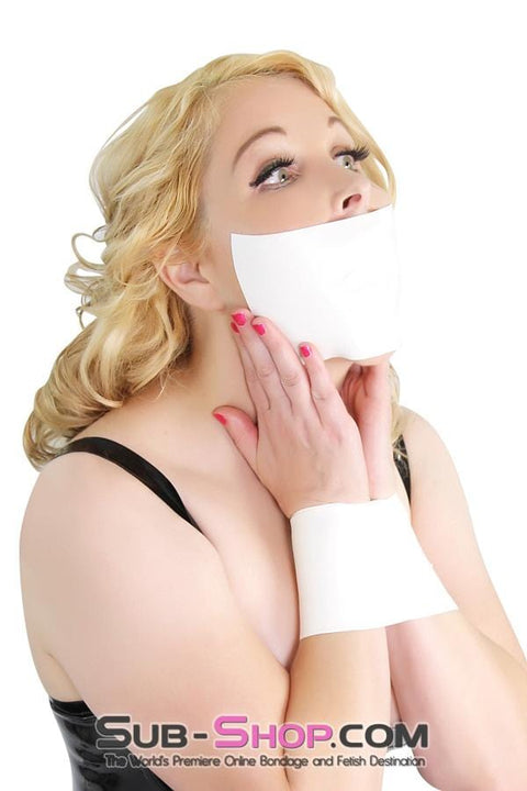 7725A      Microfoam Hypoallergenic Gag Tape, 4" Tape Gags and Wraps   , Sub-Shop.com Bondage and Fetish Superstore