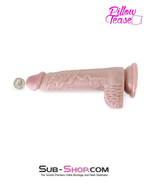 7912M      Mr. Dick 8.4” Realistic Dildo with Balls and Suction Cup Base Dildo   , Sub-Shop.com Bondage and Fetish Superstore