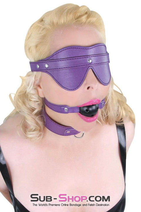 8926MQ-SIS      Sissy Sensual Surprises Purple Buckling Blindfold Lovers Mask Sissy   , Sub-Shop.com Bondage and Fetish Superstore