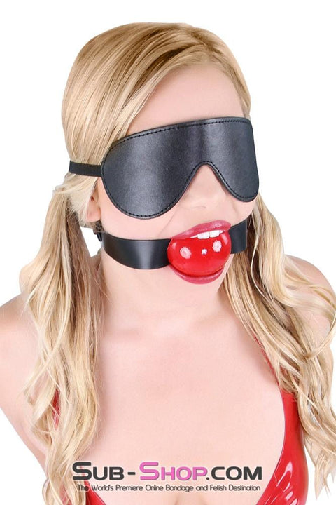 0430A      2” Large Ball Gag, Candy Apple Red Ballgag Gags   , Sub-Shop.com Bondage and Fetish Superstore