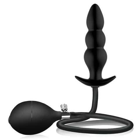 9068M      Inflatable Silicone Beaded Anal Trainer Plug Anal Toys   , Sub-Shop.com Bondage and Fetish Superstore