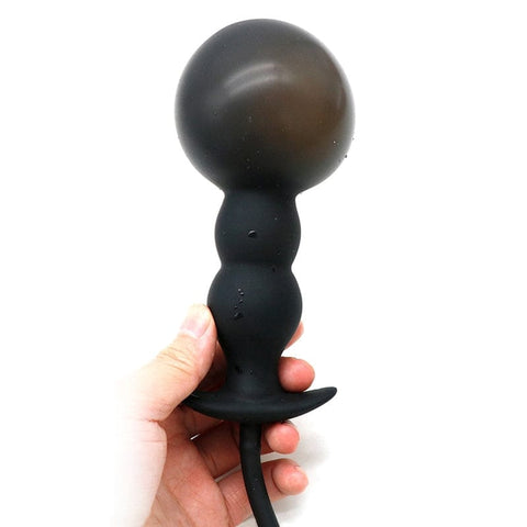 9068M      Inflatable Silicone Beaded Anal Trainer Plug Anal Toys   , Sub-Shop.com Bondage and Fetish Superstore