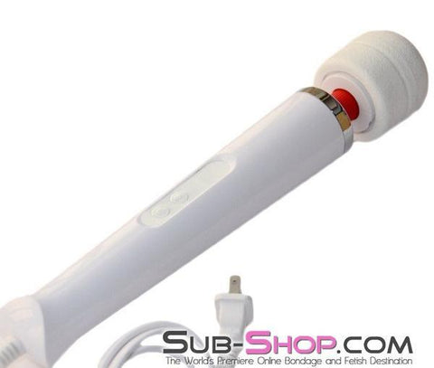 9078RS       30 Speed Multi-Function Magic Wand Massager, White - MEGA Deal Black Friday Blowout   , Sub-Shop.com Bondage and Fetish Superstore