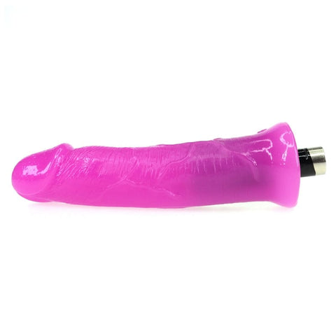 9944M      6.8” Purple Realistic Dildo Attachment for Sex Machine Dildo   , Sub-Shop.com Bondage and Fetish Superstore