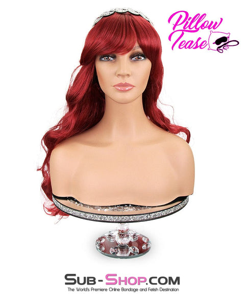 9960AE      Scarlet 22" Long Red Curly Wig Wig   , Sub-Shop.com Bondage and Fetish Superstore