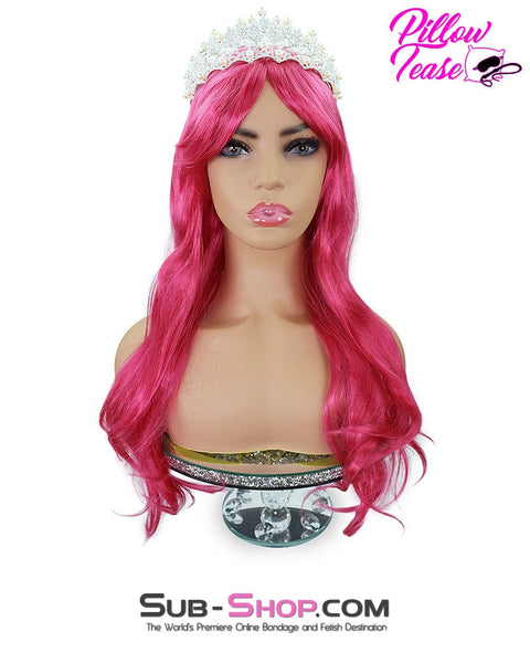 9967AE      Sex Bomb 24" Pink Wig Wig   , Sub-Shop.com Bondage and Fetish Superstore