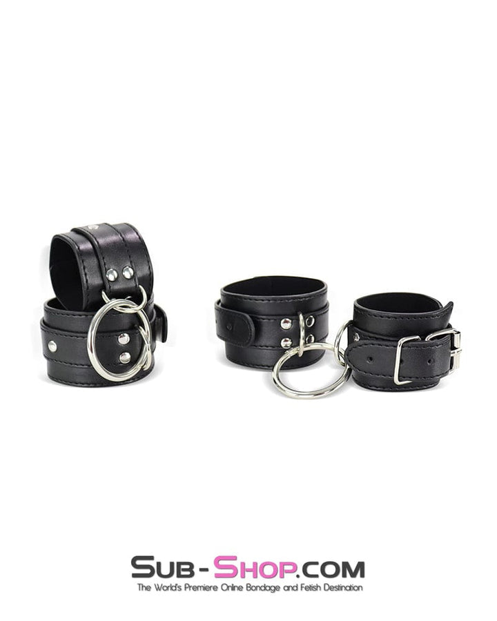 0171DL      Connected Wrist to Ankle Bondage Cuff Set Wrist and Ankle Bondage   , Sub-Shop.com Bondage and Fetish Superstore