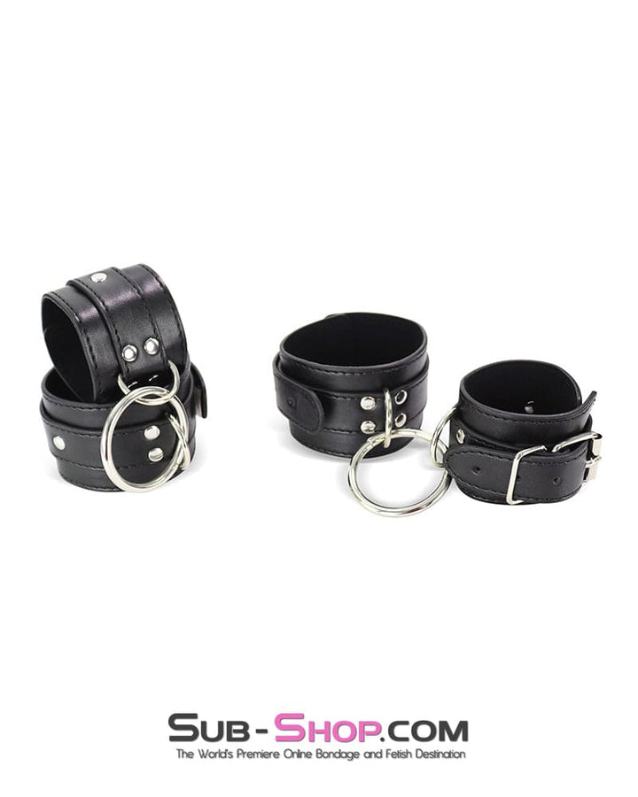 0171DL      Connected Wrist to Ankle Bondage Cuff Set Wrist and Ankle Bondage   , Sub-Shop.com Bondage and Fetish Superstore