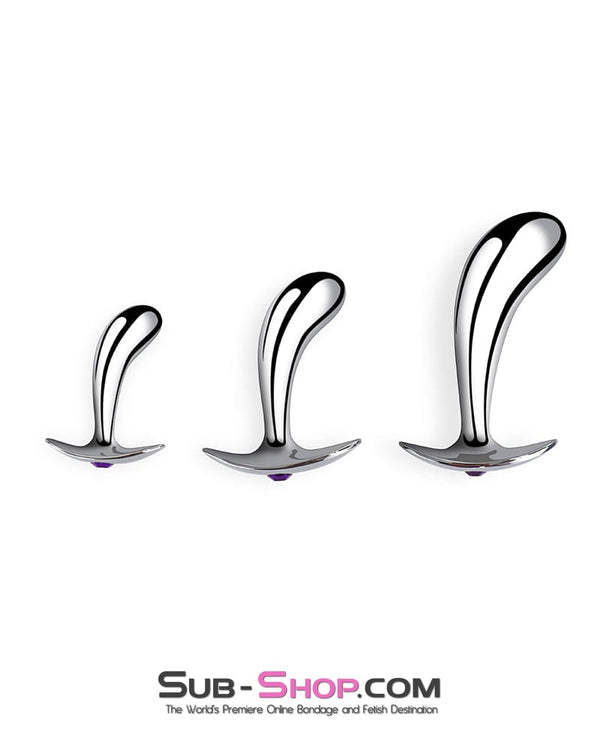0339M  Prostate Pleaser Stainless Steel Butt Plug