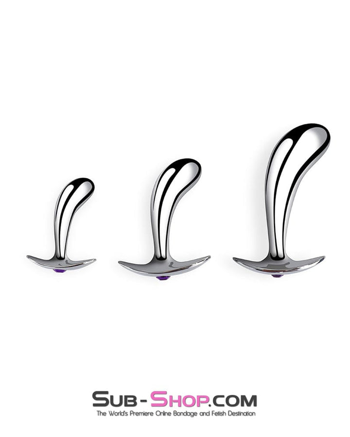 0339M Prostate Pleaser Stainless Steel Butt Plug Anal Toys , Sub-Shop.com Bondage and Fetish Superstore