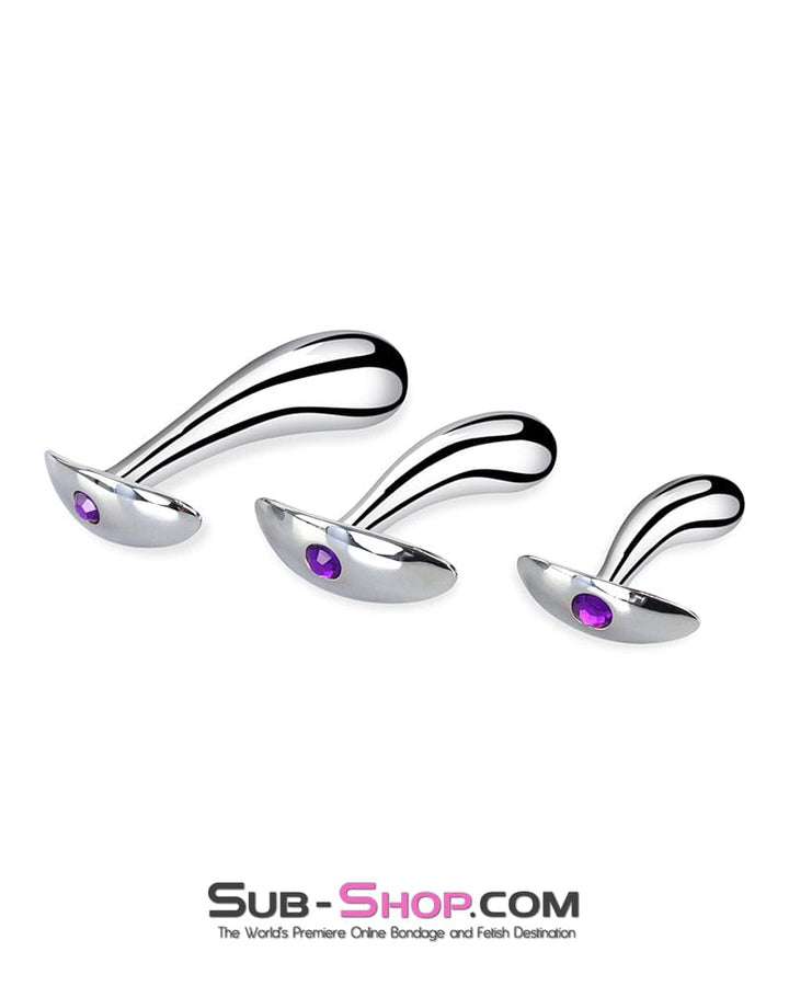 0339M Prostate Pleaser Stainless Steel Butt Plug Anal Toys , Sub-Shop.com Bondage and Fetish Superstore