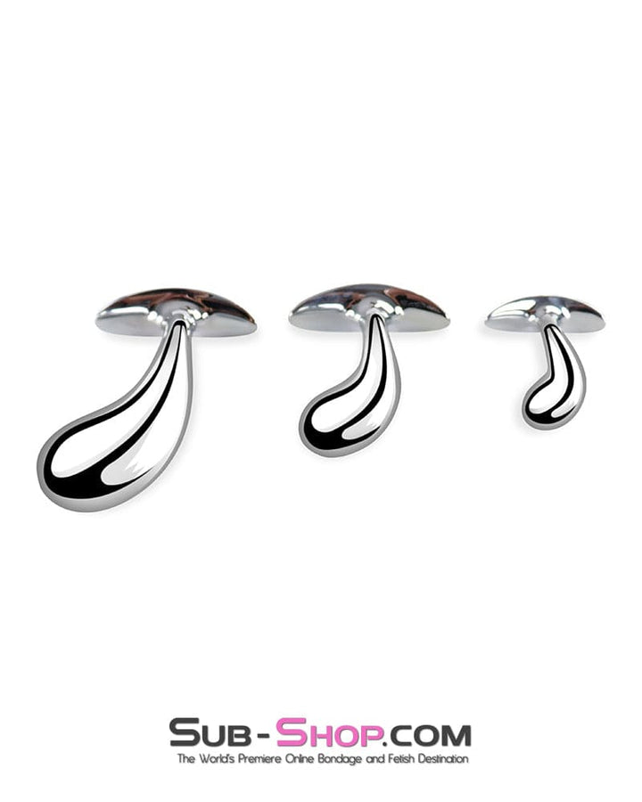 0339M Prostate Pleaser Stainless Steel Butt Plug Anal Toys , Sub-Shop.com Bondage and Fetish Superstore