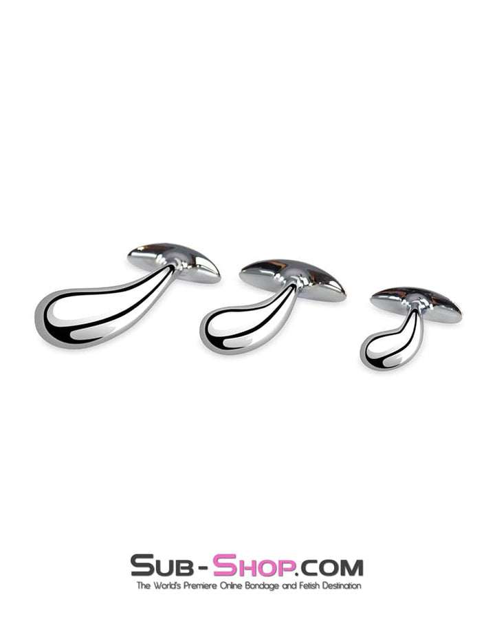 0339M Prostate Pleaser Stainless Steel Butt Plug Anal Toys , Sub-Shop.com Bondage and Fetish Superstore