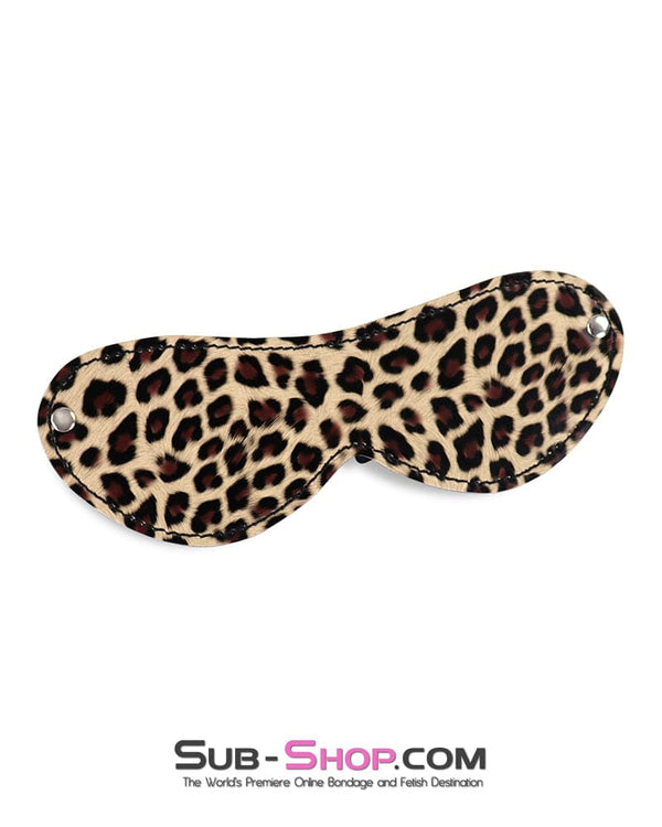 0362RS Animal Instincts Leopard Print Blindfold Blindfold , Sub-Shop.com Bondage and Fetish Superstore